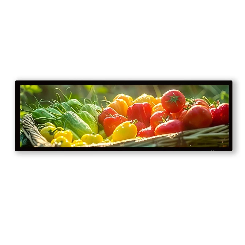 28 .6 hazbeteko LCD barra pantaila aurpegi bikoitza