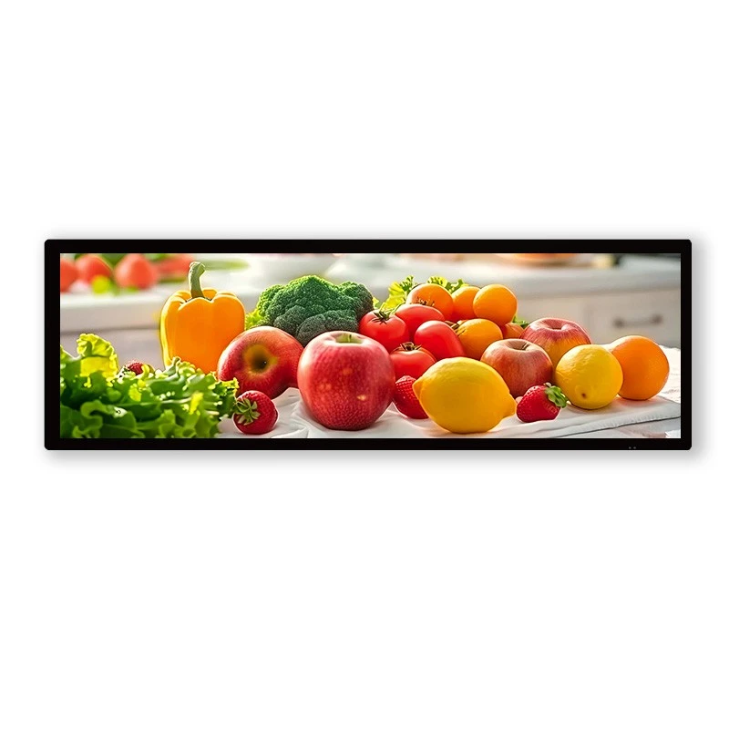 36,8 hazbeteko LCD barra pantaila aurpegi bikoitza