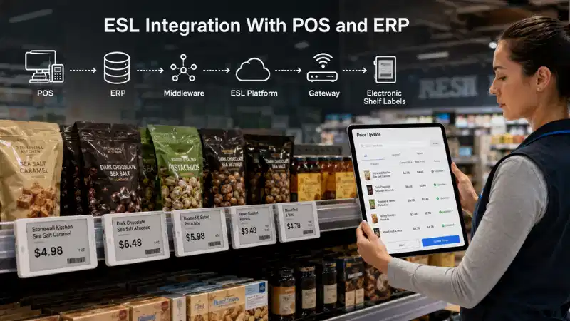 Apalategi elektronikoaren etiketa POS eta ERP-ekin integratzea: APIak, datuen mapaketa, erroreen ...